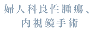 婦人科良性腫瘍、内視鏡手術